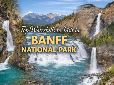 Johnston Canyon waterfalls