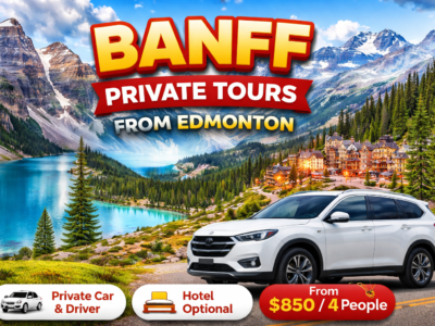 Edmonton to Banff private tour