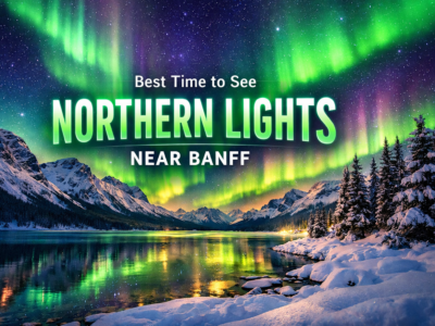 where to see northern lights near Banff
