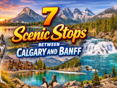 Calgary to Banff stops