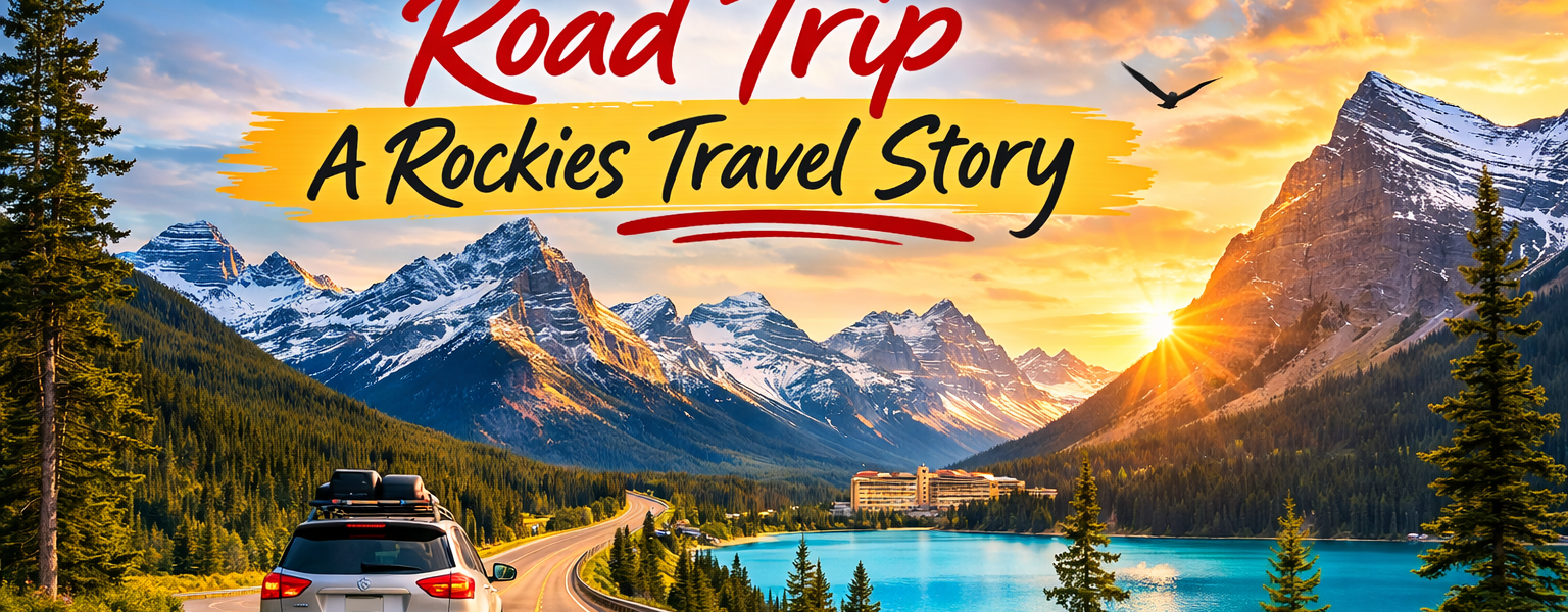 Edmonton to Banff road trip