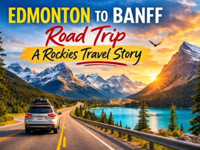 Edmonton to Banff road trip